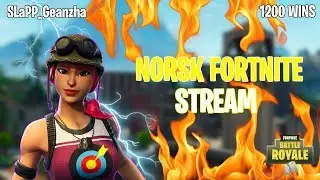 RAIDET AV STRANDLII // NORSK FORTNITE STREAM // 1200 WINS // 30K+ KILLS // SLaPP_Geanzha