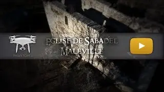 [Drone] Eglise de Sabadel - Maleville (DJI Phantom 4)