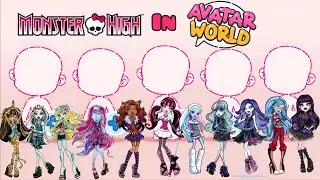How To Make Monster High 💀💗 All Characters in Avatar World #avatarworld #monsterhigh #video