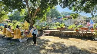 Scene of Phuoc Long Pagoda in Tinh Bien