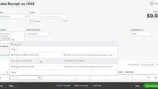 Student Tutorials Chapter 3: Create a Sales Receipt