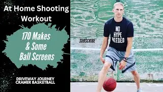 First at Home Workout on my Outdoor Court: Ball Screens 170 Makes