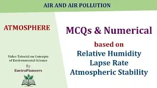 MCQs on Relative Humidity, Lapse Rate & Atmospheric Stability | Environmental Science | UGC NET