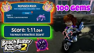 Monolith Mash 🧗🏻| 100💎Gems Prize✨| Pulsar 🏍️+ Disco Jimmy🪩| Beach Buggy Racing 2 🏖🏁| BB Racing 2