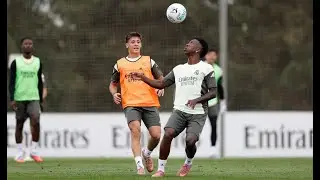 Real Madrid Training 10 Sep: Defensive and Offensive tactical phase | International Players BACK