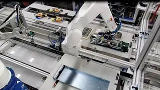 Flexible Robotic Workcell Server Assembly