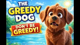 The Greedy Dog | English Classic Moral Story | Kids Wonder World TV | With Subtitles