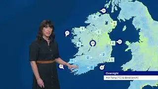 Irish weather forecast 25 Jan 2026 | Nine O'Clock Weather