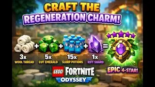 Regeneration Charm 4 Stars Epic is important to have here is how to make it. #fortnite #lego