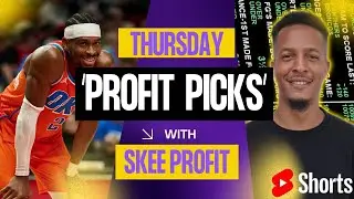 TONIGHT’S NBA GAMES = FREE MONEY? 💸 | Thursday NBA Predictions & Best Bets | Profit Picks 📱