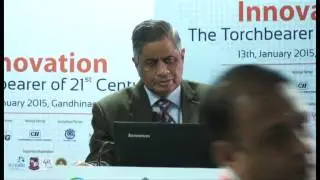 Anuj Sinha talking at VIBRANT GUJARAT 2015