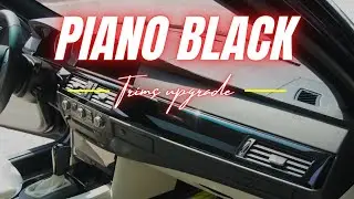 Installing Piano Black Interior Trim To BMW E39 Sedan