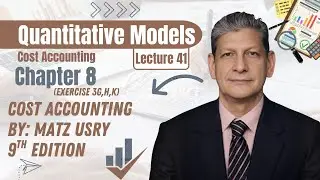 Chapter 8, Exercise 3 G, H, K, Economical Production Run, Cost Accounting by Matz, Usry 9th Edition