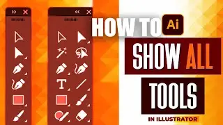 illustrator tutorial How To Show ALL Tools In Adobe Illustrator CC 2021 2022 2023