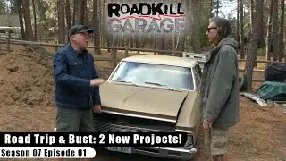 Road Trip & Bust: 2 New Projects! - Roadkill Garage S07E01 - Reality Car TV Show