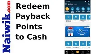 Redeem Payback Points to cash using Oxigen Wallet