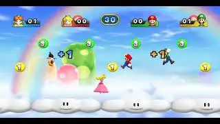 Testing the mickey mouse mod in Mario Party 9