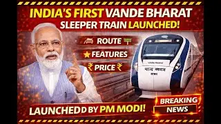 India&rsquo;s First Vande Bharat Sleeper Train Launched by PM Modi | Features, Route & Ticket Info!