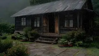 Gentle rain ambience calming body tension easing breathing for natural deep recovery