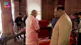 Vice-President CP Radhakrishnan arrives at Samvidhan Sadan | 26 November 2025