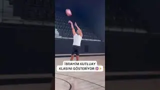 İbrahim Kutluay klasını g&ouml;steriyor, şutları sokuyor... #ibrahimkutluay #basketball