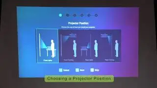 How to: Initial Setup for E600 Projector