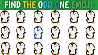 🎯 Can You Find the Odd Penguin? 🐧 Mind Trick Challenge 2025 | YourBrainTwist #3