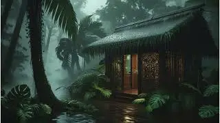 Medium Rain With Thunder, Birds & Frog Forest Sounds (Right Click Loop for Longer Listening Time)
