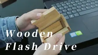 Embossing logo Personalised Wooden Usb