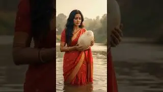 A large egg rolls through the river and reaches a bear's cave 😭 #ai​ #egg​ #save​ #bear​