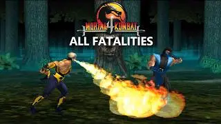 Mortal Kombat 4 Legacy Kollection - All Fatalities PS5 PRO 4K 60FPS