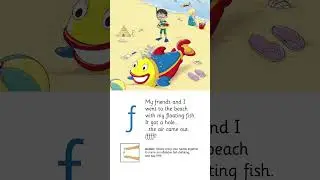 My Floating Fish - Jolly Phonics Song - Learn Letter Sound  /f/ for Kids #jollyphonics #lettersounds