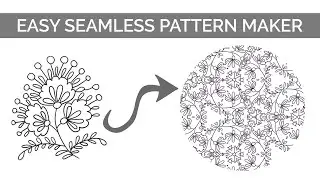 Photoshop Seamless Patterns in SECONDS?  Fun and Easy Tutorial!