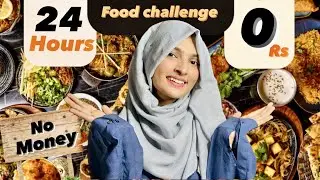 Living On Rs 0 FOR 24 HOURS in UOG|FOOD Challange| ASMA#Maimy vlog