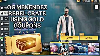 OG Menendez crate  | COD Mobile USING GOLD COUPONS 😳