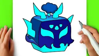 How to Draw RUMBLE Fruit . Blox Fruits . Step by Step