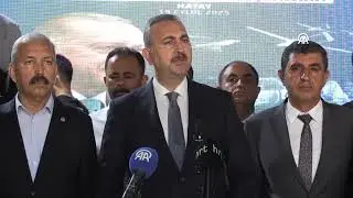 AK Parti Grup Başkanvekili Abdulhamit G&uuml;l, Hatay'da konuştu