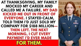 My Family Kicked Me Out At Thanksgiving Party! They Didn't Know About My $188M — Until I Spoke Up