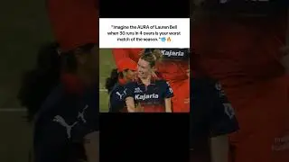 Lauren Bell X Factor of RCB 🥶🔥