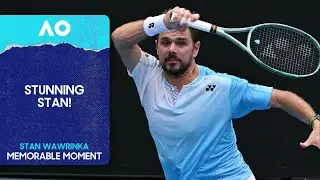 Stan Wawrinka Unleashes Thunderbolt Forehand! | Australian Open 2026
