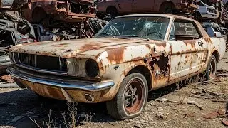 1965 Ford Mustang Fast back Full Restoration | ASMR Car Restoration 