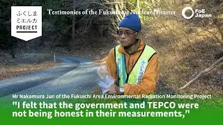 Mr Nakamura Jun of the Fukuichi Area Environmental Radiation Monitoring Project