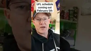 UFL schedule is coming out February 5th. this Monday #XFL #UFL #USFL
