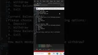 ATM console App In C#|Visual Studio 2022|