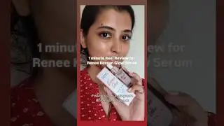 RENEE KOREAN GLOW SERUM REVIEW🤯 #renee #skincare #faceserum #koreanskincare #trending #koreanbeauty