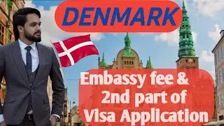 denmark embassy fee payment | denmark visa application online part 2 | Denmark Visa Process