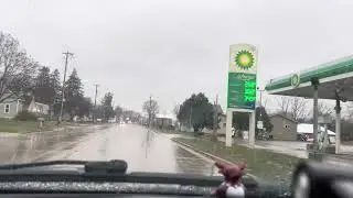 Rainy day drive. Beaver dam ,WI