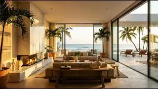 Luxury Seaside Caf&eacute; Jazz ☕🌴 Calm Ambient Music for Relax, Focus & Inner Peace