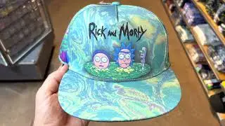 Rick and Morty Tie Dye Snapback Hat
