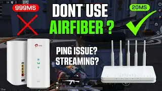 Don't Use Airfiber If You Are A Gamer ? | BGMI Ping Issue Fix | Best Airfiber For Streaming